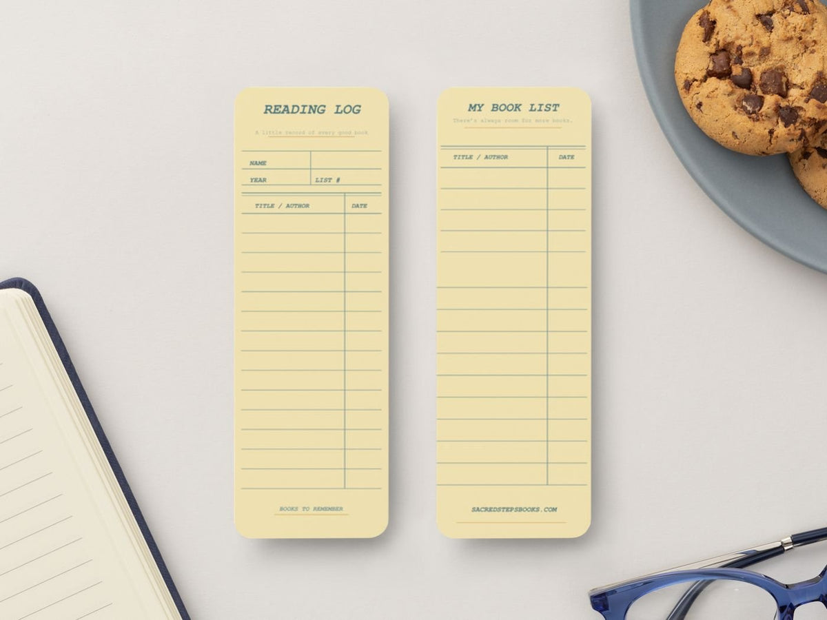 Library Log Style Bookmark - Sacred Steps Books